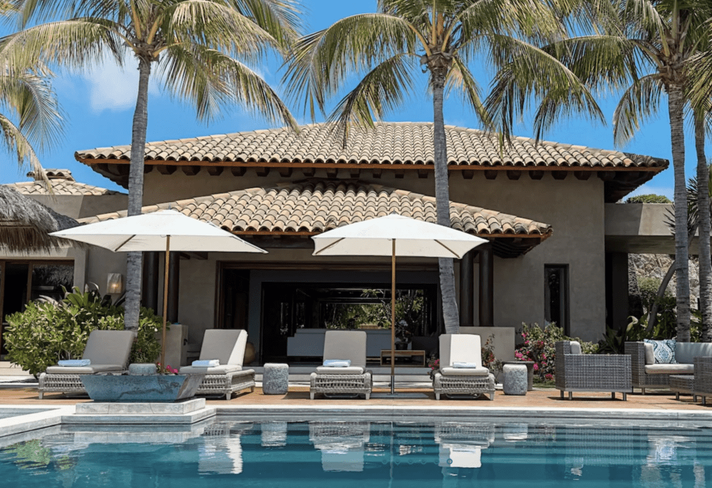 Houston Children's Charity high bidder on the Casa Entre Rocas in Punta Mita package can plan a five night party for a dozen.